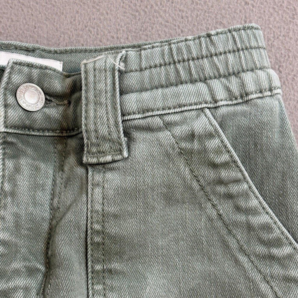 Vervet Los Angeles Women Olive Green Cargo Pants Straight Leg Utility Size 23 - Picture 5 of 10